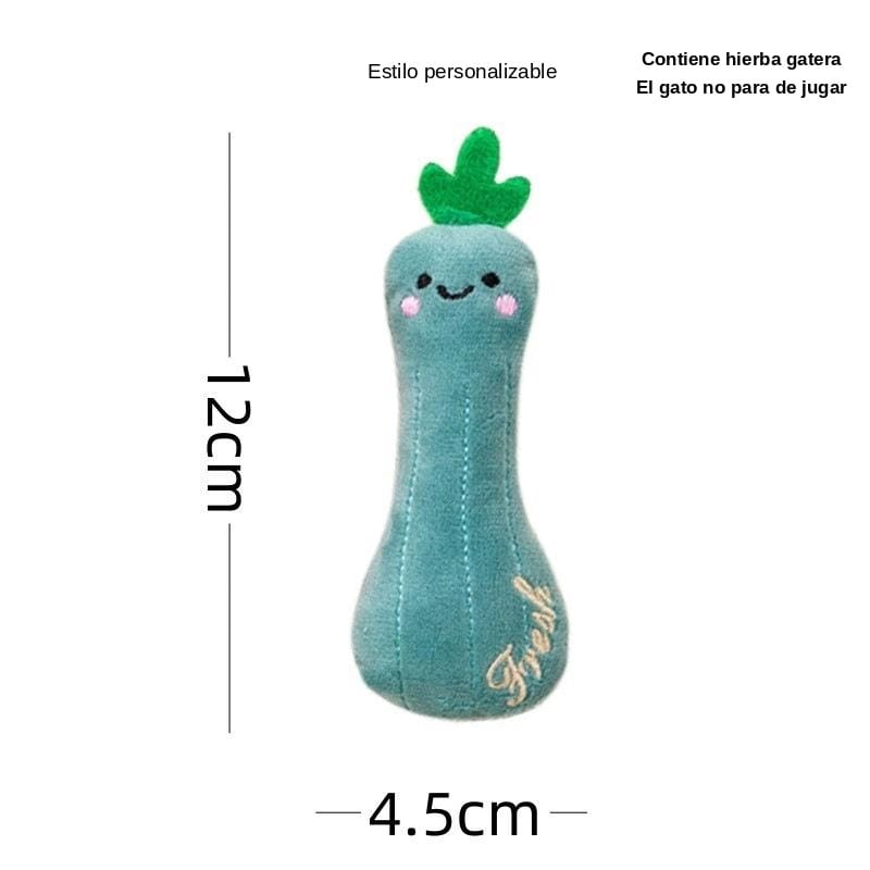 Set de 5 Juguetes para Gatos con Hierba Gatera (Catnip) | Peluches Interactivos